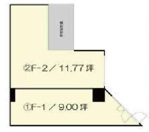 虎ノ門40MTビル F-2 間取り図