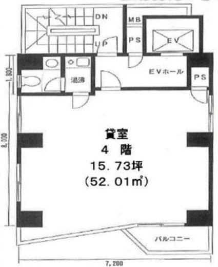 虎ノ門MKビル 4階 間取り図