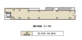 IMAS新橋ビル(旧:LEGALIS SHINBASHI) 2階(店舗) 間取り図