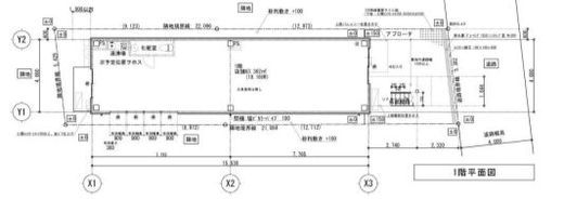 仮称)大島6丁目プロジェクトビル 1階 間取り図