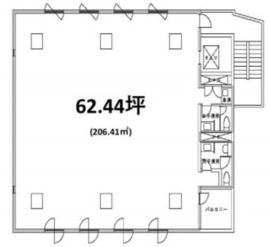 アイアンクォータービル 6階 間取り図