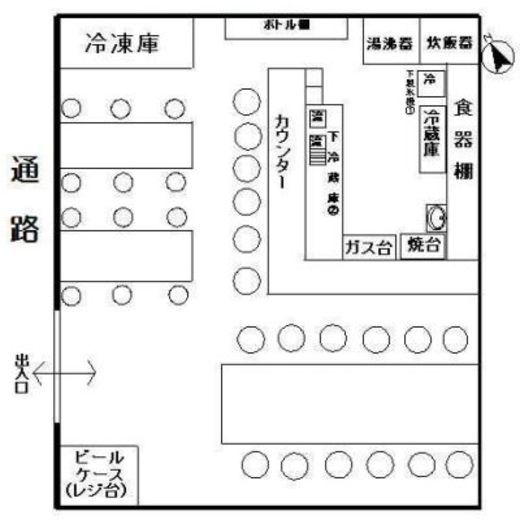 ニュー新橋ビル 1階 間取り図