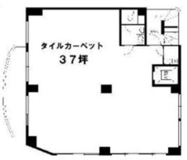 AHAVAビル 6階 間取り図