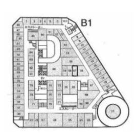 ニュー新橋ビル 地下1階57号 間取り図