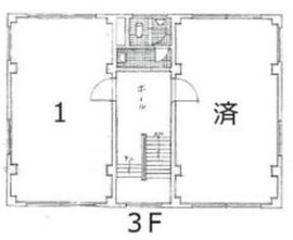 中櫻ビル 3階-1 間取り図