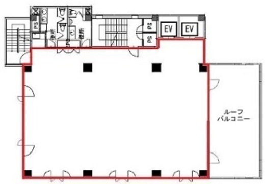 ヒューリック渋谷二丁目ビル 7階 間取り図