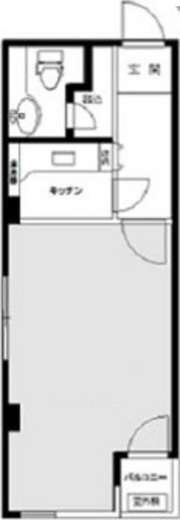 グローリア宮益坂 901 間取り図