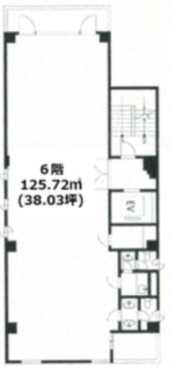 一番町KKビル 6階 間取り図