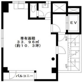 第3ミネギシビル(旧:第三神山ビル) 5階 間取り図