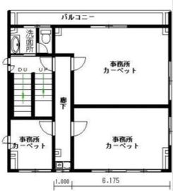 MORIビル 3階 間取り図
