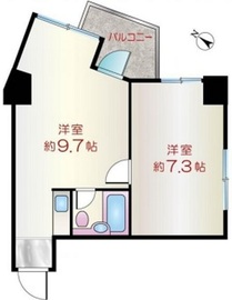 青山アルコーブ 5階 間取り図