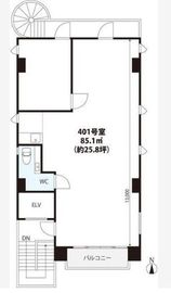 東建ビル 4階 間取り図