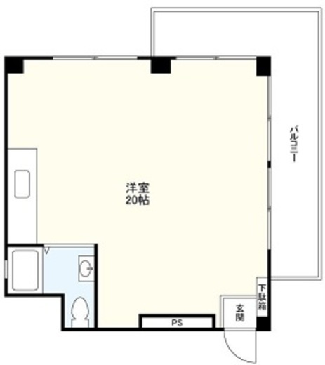 ヴィラ松涛 105 間取り図