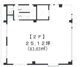 中央リース販売ビル 2階 間取り図