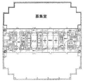 ハーモニータワー 15階 間取り図