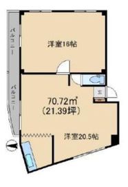 ビアンカ佐藤 202 間取り図