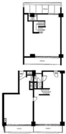 神宮前コーポラス 1401-1402 間取り図