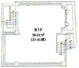 グリーン表参道 B1階 間取り図