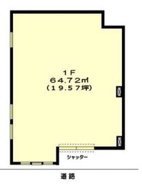 プラムツリー目黒不動前 1階 間取り図