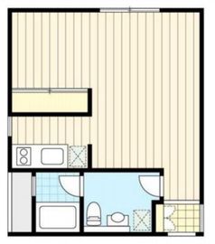 自由が丘アッシュ 301 間取り図