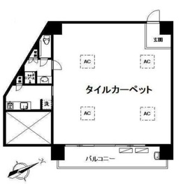 プリズムタワー 2階 間取り図