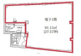 Roof B1階 間取り図