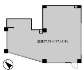 Rumore Jiyugaoka 1階 間取り図