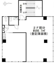 碑文谷5丁目ビル 2階 間取り図