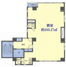 神楽坂法曹ビル 8階 間取り図