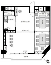 飯田橋ハイタウン 601 間取り図