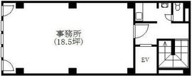 岡田ビル 4階 間取り図