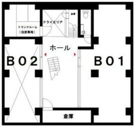 すきがらビル B01 間取り図