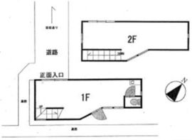 K harajuku 4 1-2階 間取り図