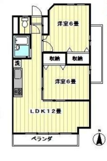 目白ハイツ 510 間取り図