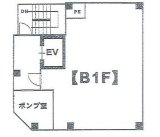 三経43ビル B1階 間取り図