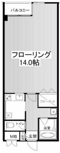 FRESCA神宮前 2階 間取り図
