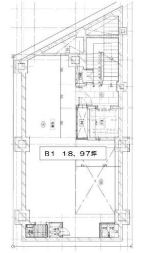 メトロプラザ6 B1階 間取り図