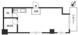 ナポレ原宿ビル 301 間取り図