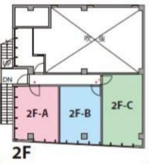 m-frame神宮前 2階B 間取り図