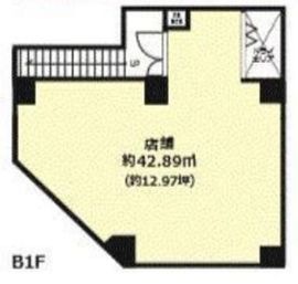 エトワール六本木 地下1階 間取り図