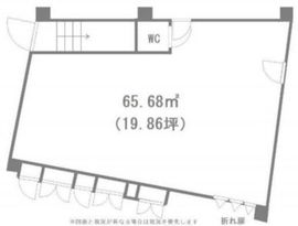 ハプニングタワー曙橋 1階 間取り図
