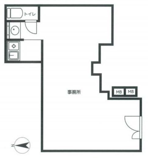 MIB四谷ビル 1階 間取り図