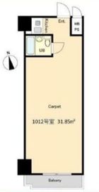 高田馬場ダイカンプラザ 10階 間取り図