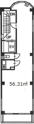 市川ビル 3階 間取り図