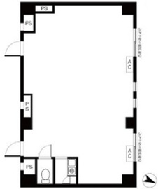ドミール赤羽 101・102 間取り図