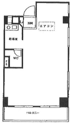 シャトレ代官山 405 間取り図