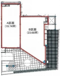 アイディ代官山 1階B 間取り図