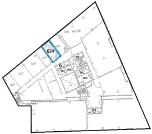 新大宗ビル2号館 624 間取り図