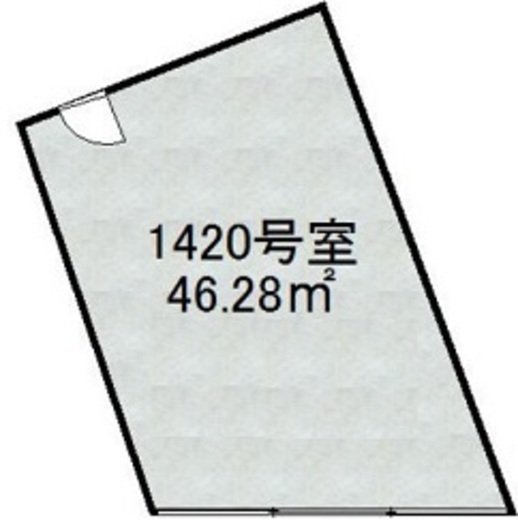 新大宗ビル2号館 1420 間取り図