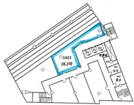 新大宗ビル2号館 1423 間取り図